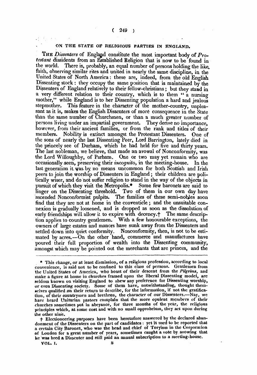 Monthly Repository (1806-1838) and Unitarian Chronicle (1832-1833): F Y, 1st edition - Untitled Article