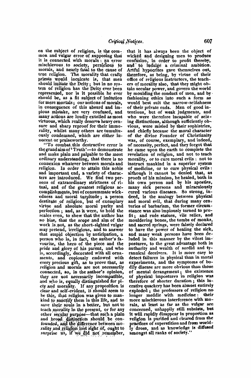 Monthly Repository (1806-1838) and Unitarian Chronicle (1832-1833): F Y, 1st edition - Untitled Article