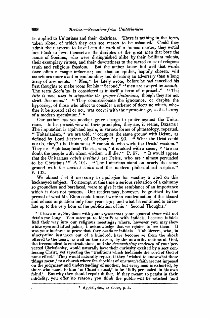 Monthly Repository (1806-1838) and Unitarian Chronicle (1832-1833): F Y, 1st edition - Untitled Article