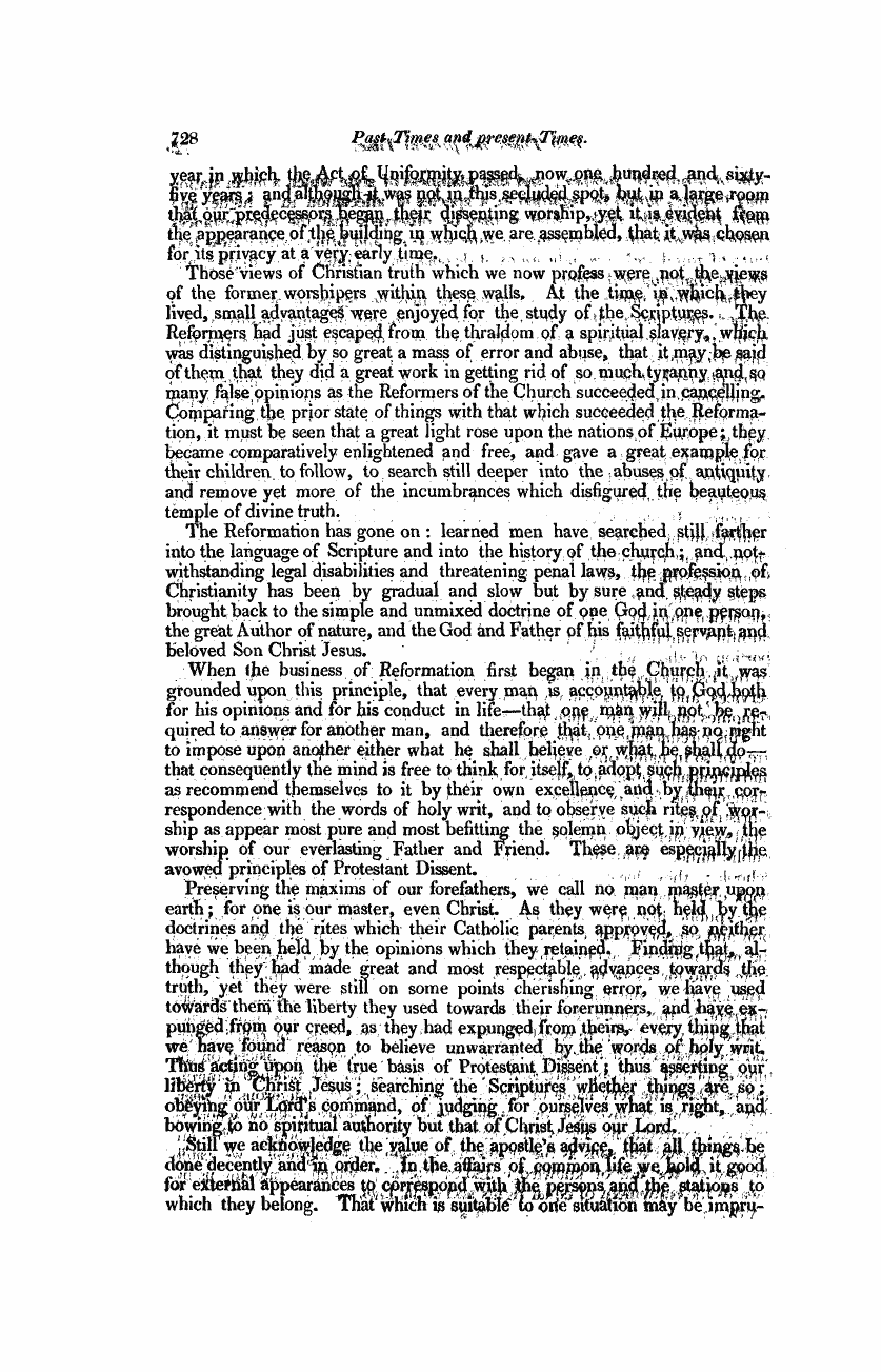 Monthly Repository (1806-1838) and Unitarian Chronicle (1832-1833): F Y, 1st edition - Untitled Article