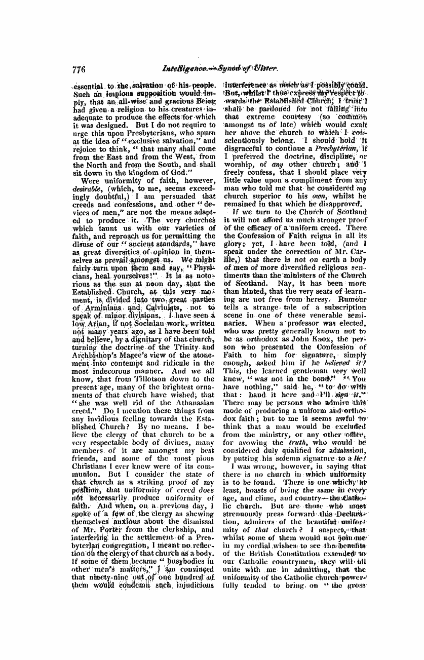 Monthly Repository (1806-1838) and Unitarian Chronicle (1832-1833): F Y, 1st edition - Untitled Article