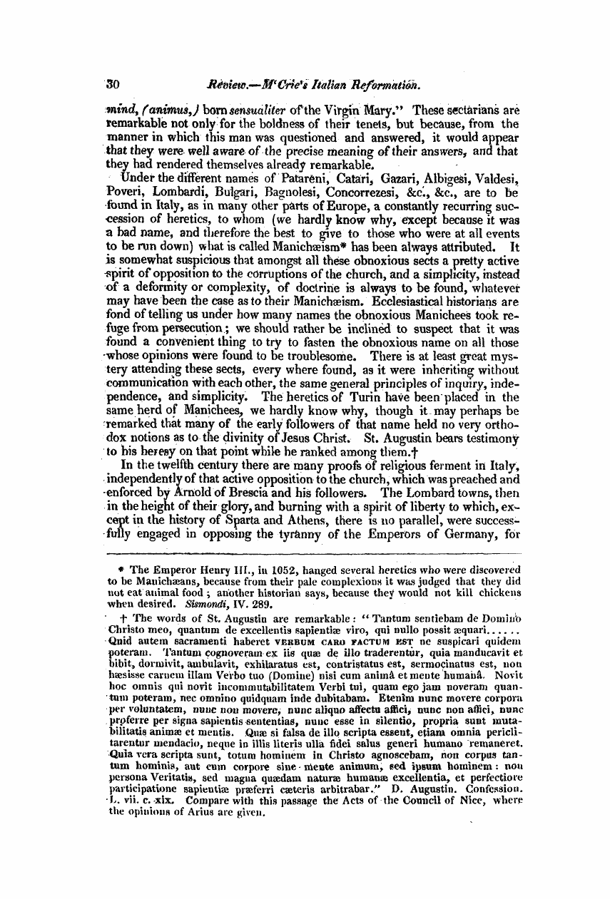 Monthly Repository (1806-1838) and Unitarian Chronicle (1832-1833): F Y, 1st edition: 30