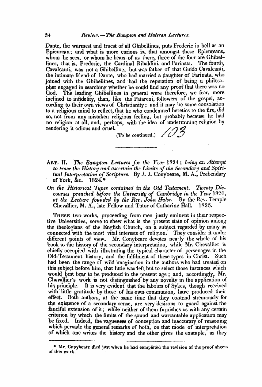 Monthly Repository (1806-1838) and Unitarian Chronicle (1832-1833): F Y, 1st edition - Untitled Article