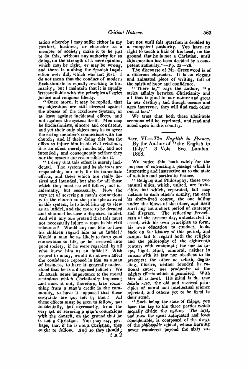 Monthly Repository (1806-1838) and Unitarian Chronicle (1832-1833): F Y, 1st edition: 51