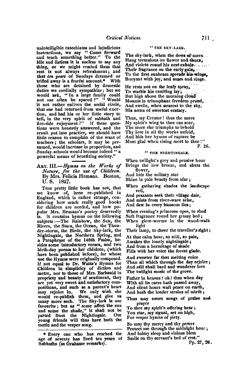 Monthly Repository (1806-1838) and Unitarian Chronicle (1832-1833): F Y, 1st edition - Untitled Article