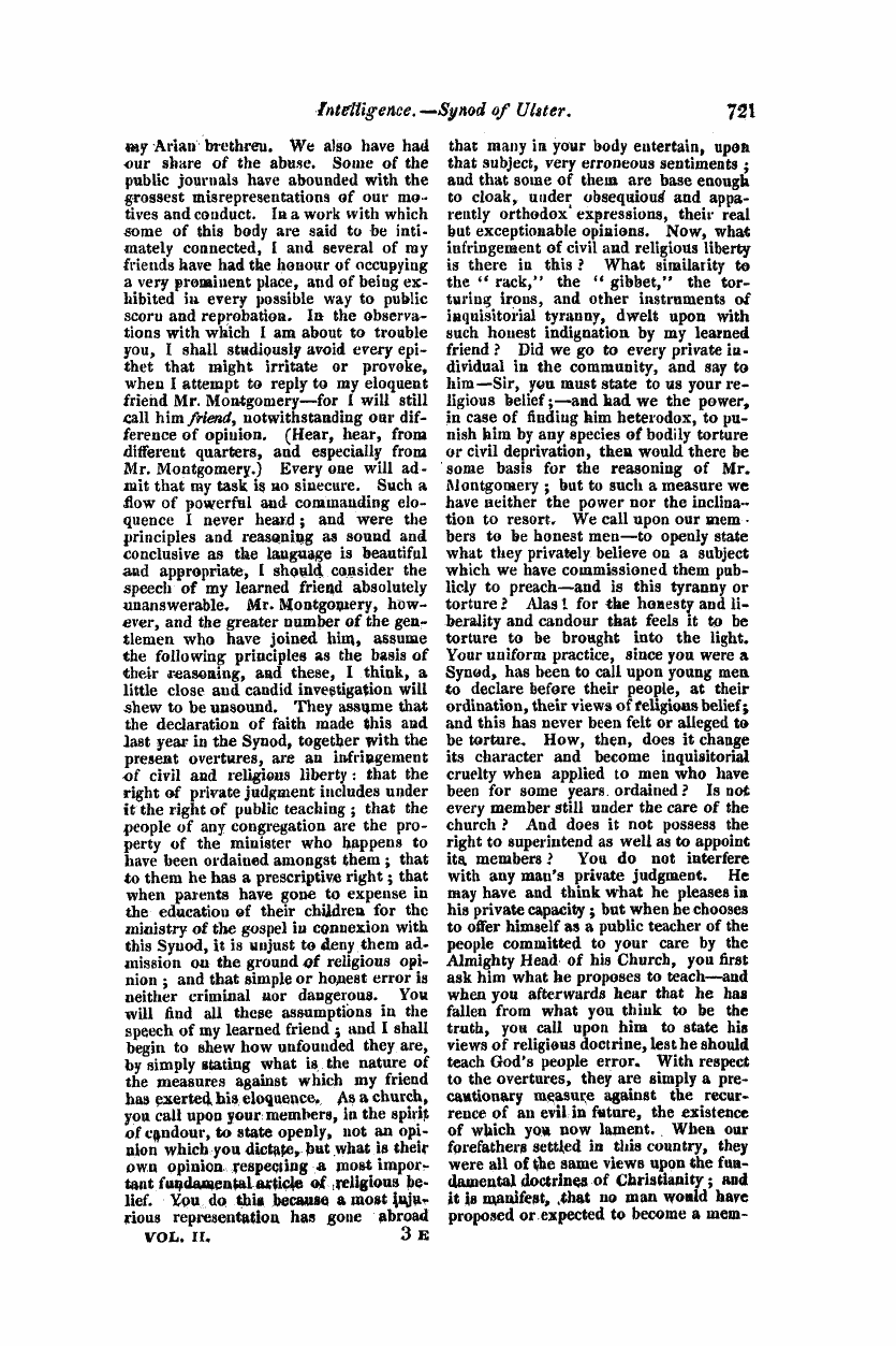 Monthly Repository (1806-1838) and Unitarian Chronicle (1832-1833): F Y, 1st edition - Untitled Article