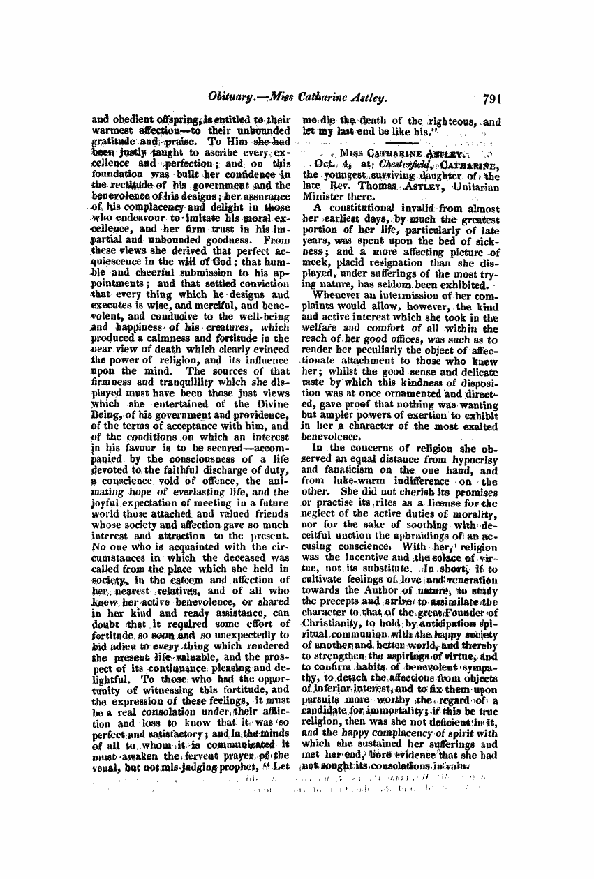 Monthly Repository (1806-1838) and Unitarian Chronicle (1832-1833): F Y, 1st edition - Untitled Article