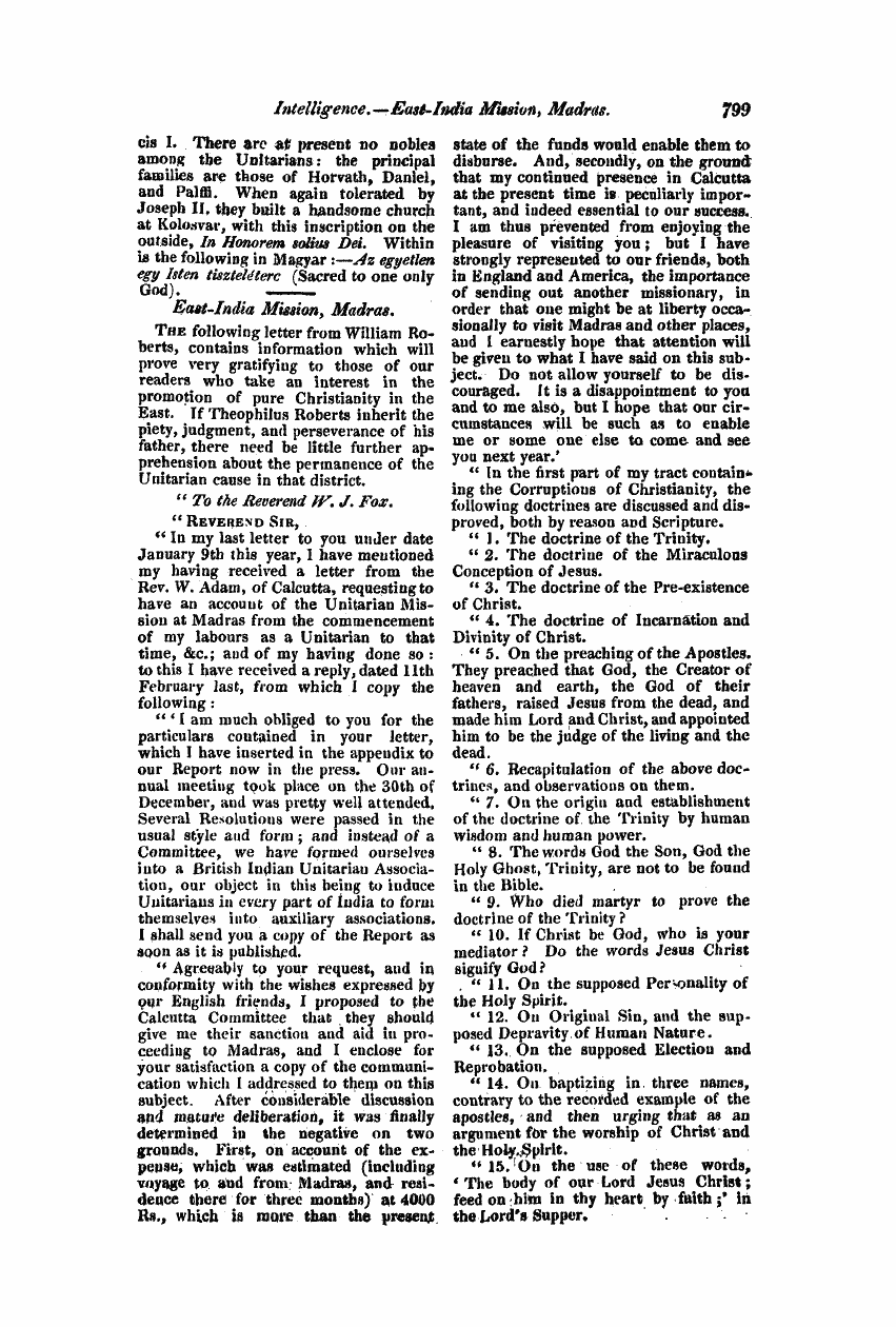 Monthly Repository (1806-1838) and Unitarian Chronicle (1832-1833): F Y, 1st edition: 71