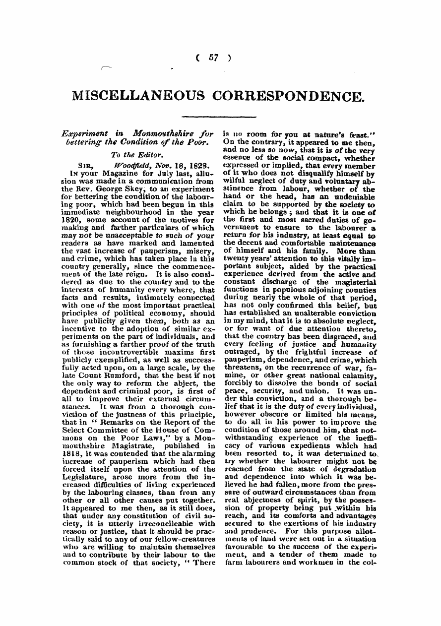 Monthly Repository (1806-1838) and Unitarian Chronicle (1832-1833): F Y, 1st edition - Untitled Article