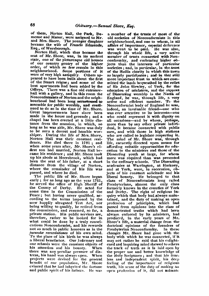 Monthly Repository (1806-1838) and Unitarian Chronicle (1832-1833): F Y, 1st edition - Untitled Article