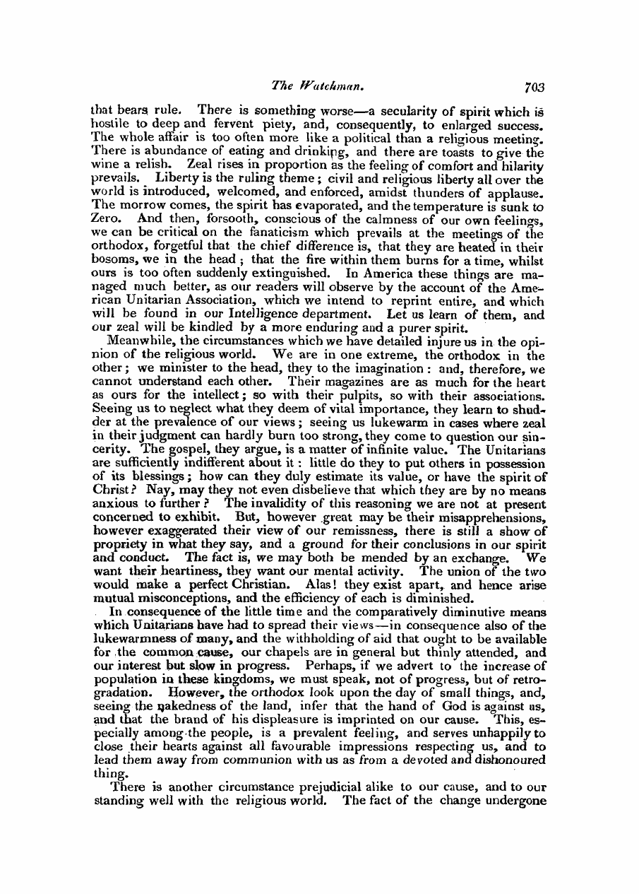 Monthly Repository (1806-1838) and Unitarian Chronicle (1832-1833): F Y, 1st edition - Untitled Article