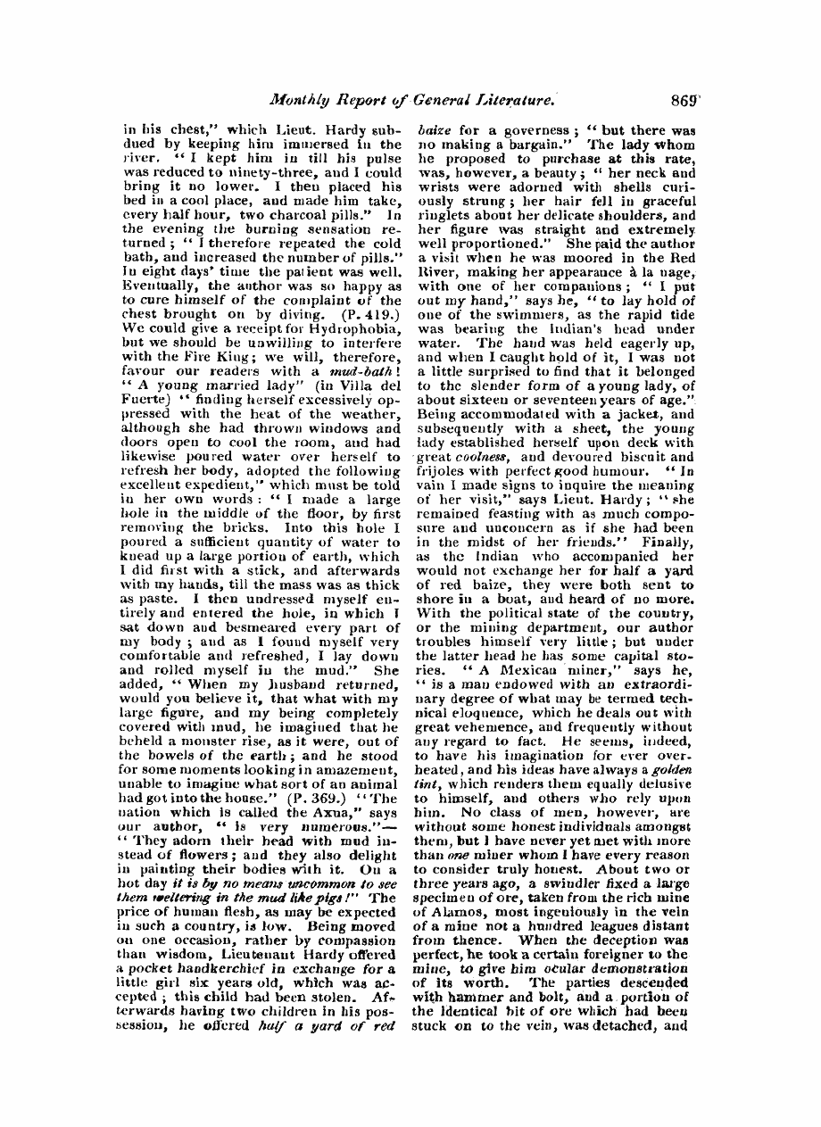 Monthly Repository (1806-1838) and Unitarian Chronicle (1832-1833): F Y, 1st edition - Untitled Article