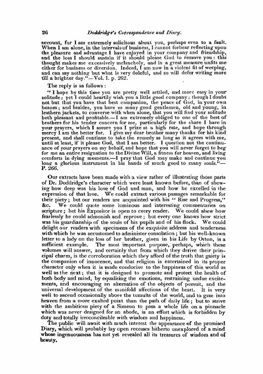 Monthly Repository (1806-1838) and Unitarian Chronicle (1832-1833): F Y, 1st edition - Untitled Article