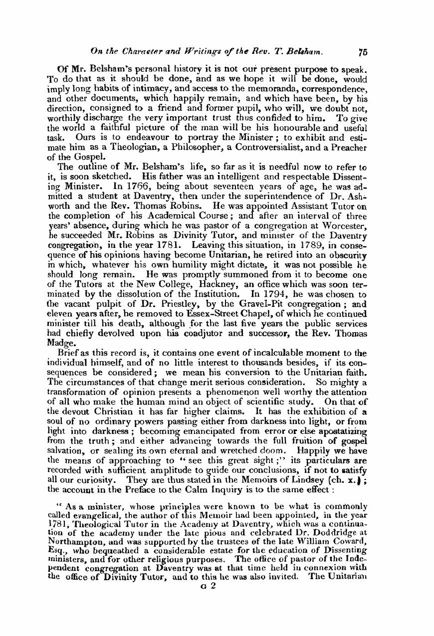 Monthly Repository (1806-1838) and Unitarian Chronicle (1832-1833): F Y, 1st edition: 3