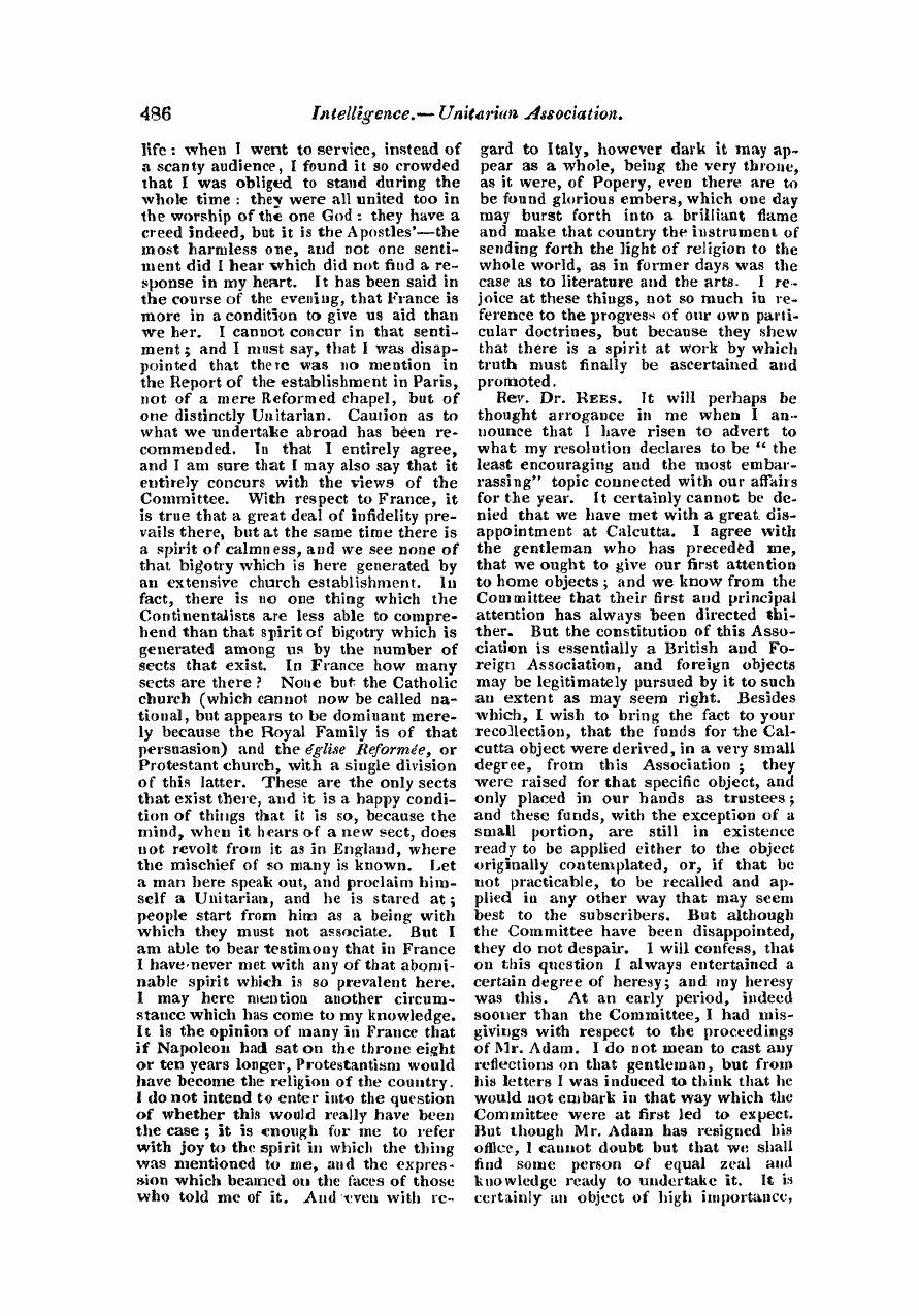 Monthly Repository (1806-1838) and Unitarian Chronicle (1832-1833): F Y, 1st edition - Untitled Article