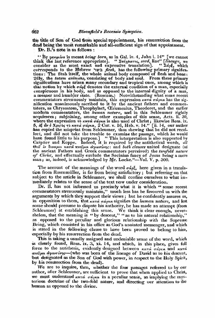 Monthly Repository (1806-1838) and Unitarian Chronicle (1832-1833): F Y, 1st edition - Untitled Article