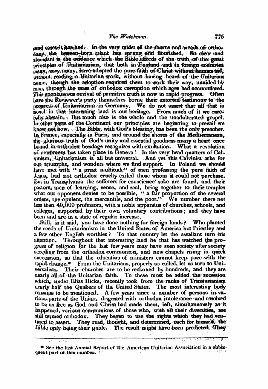 Monthly Repository (1806-1838) and Unitarian Chronicle (1832-1833): F Y, 1st edition - Untitled Article