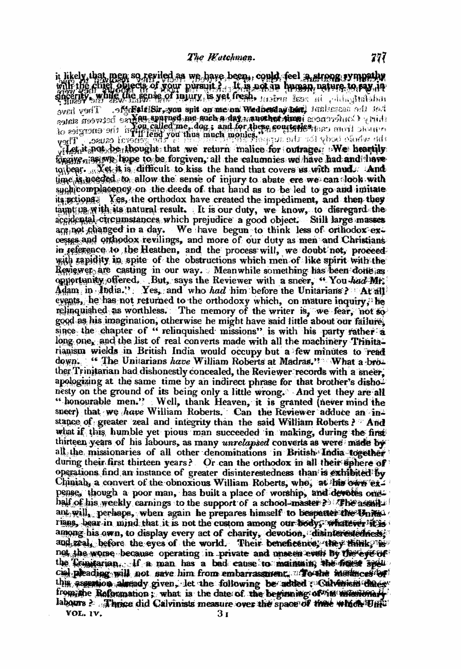 Monthly Repository (1806-1838) and Unitarian Chronicle (1832-1833): F Y, 1st edition - Untitled Article