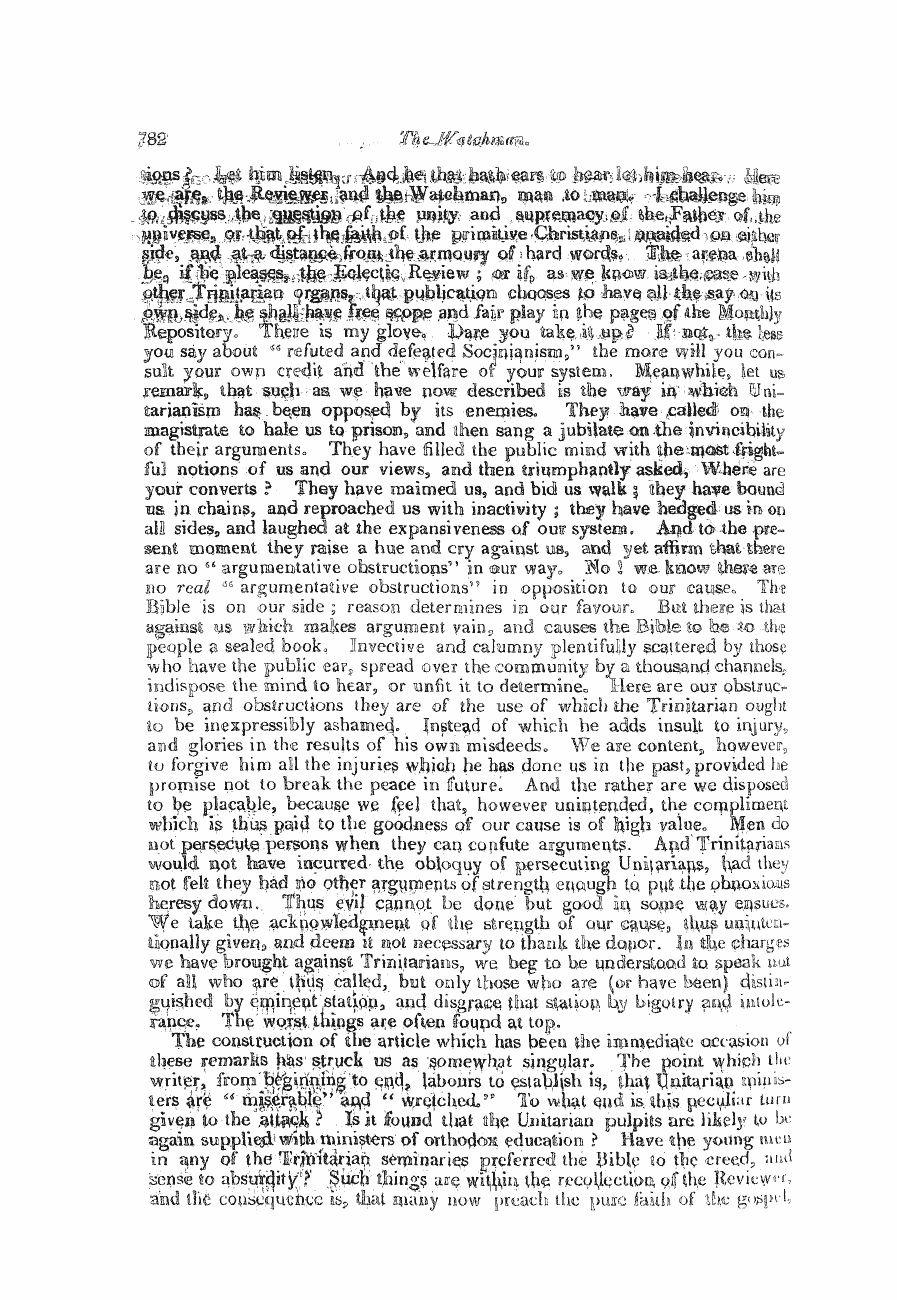 Monthly Repository (1806-1838) and Unitarian Chronicle (1832-1833): F Y, 1st edition: 54