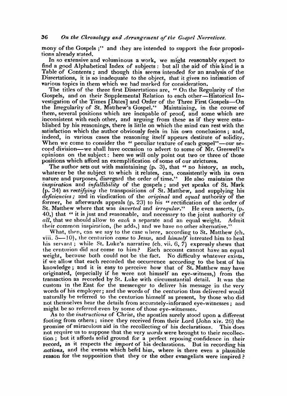 Monthly Repository (1806-1838) and Unitarian Chronicle (1832-1833): F Y, 1st edition: 36