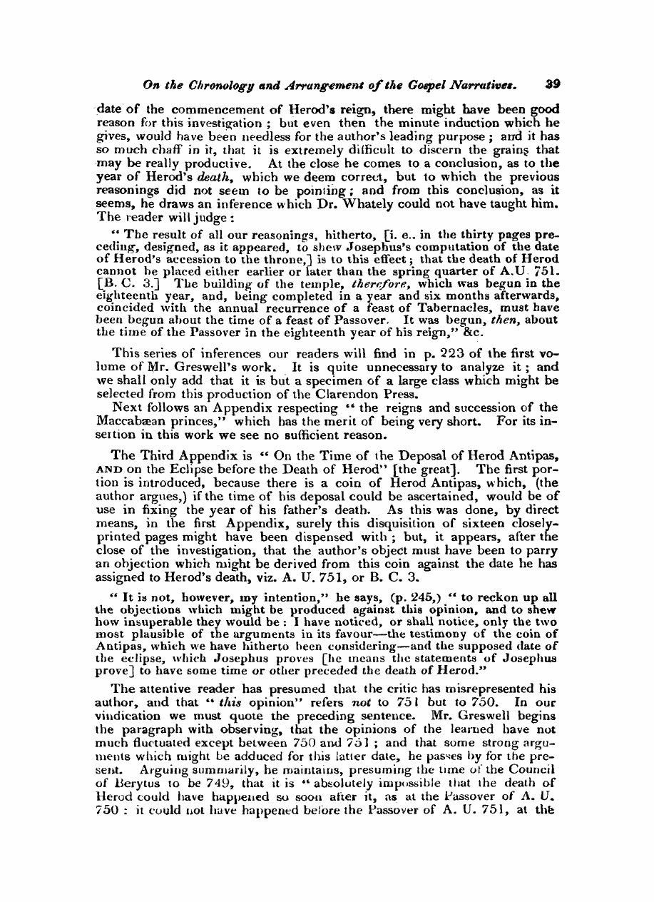 Monthly Repository (1806-1838) and Unitarian Chronicle (1832-1833): F Y, 1st edition: 39