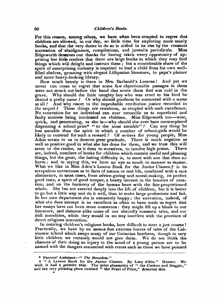 Monthly Repository (1806-1838) and Unitarian Chronicle (1832-1833): F Y, 1st edition - Untitled Article