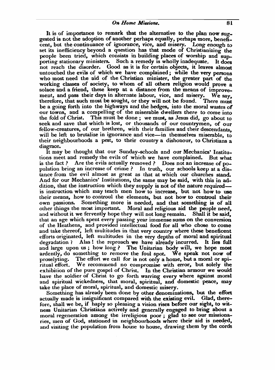 Monthly Repository (1806-1838) and Unitarian Chronicle (1832-1833): F Y, 1st edition - Untitled Article