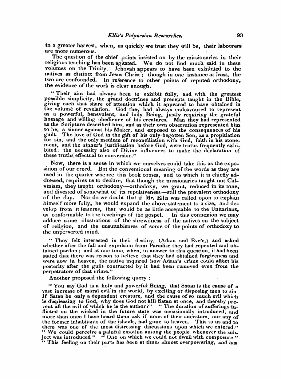 Monthly Repository (1806-1838) and Unitarian Chronicle (1832-1833): F Y, 1st edition - Untitled Article