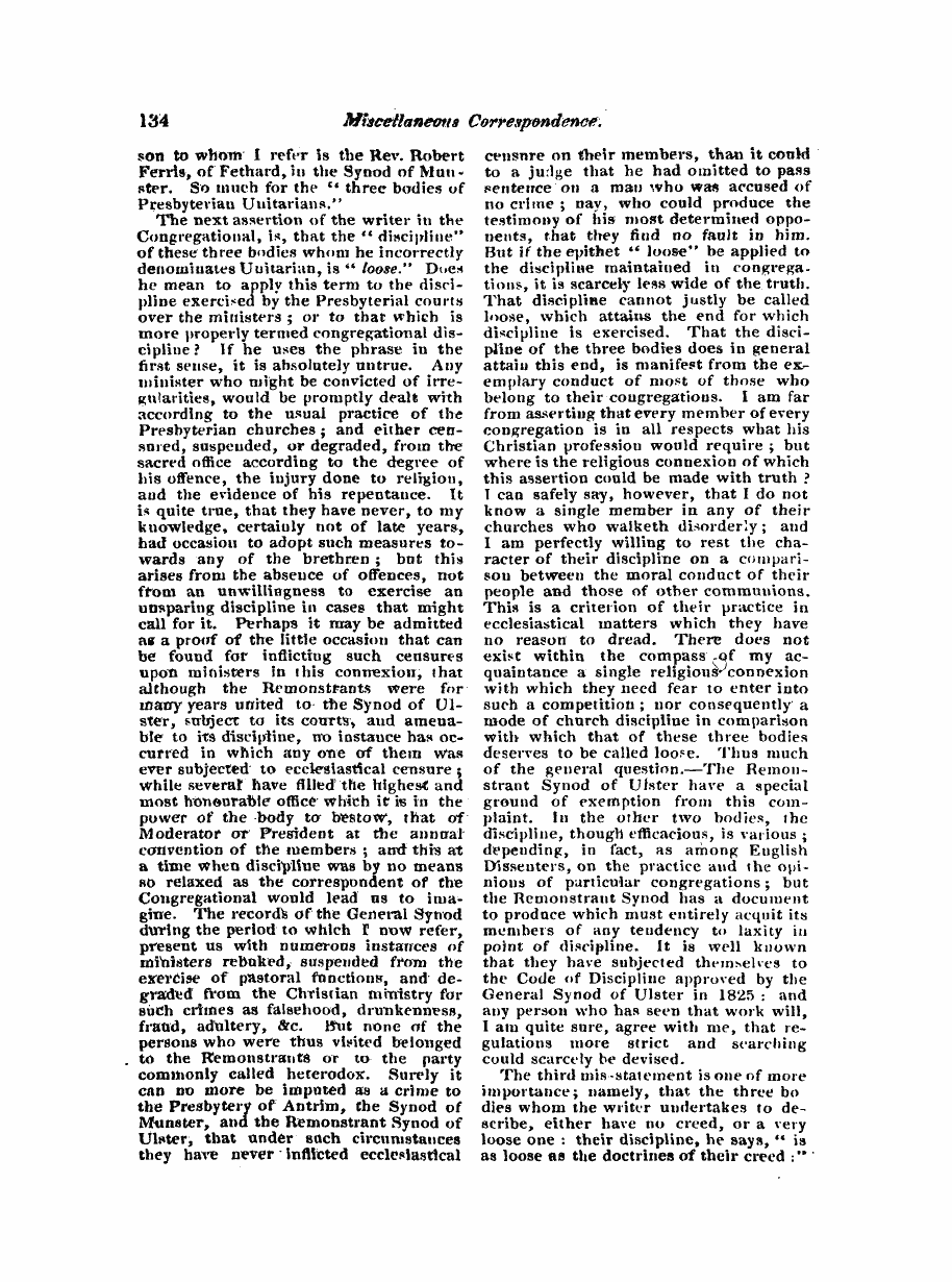 Monthly Repository (1806-1838) and Unitarian Chronicle (1832-1833): F Y, 1st edition: 62