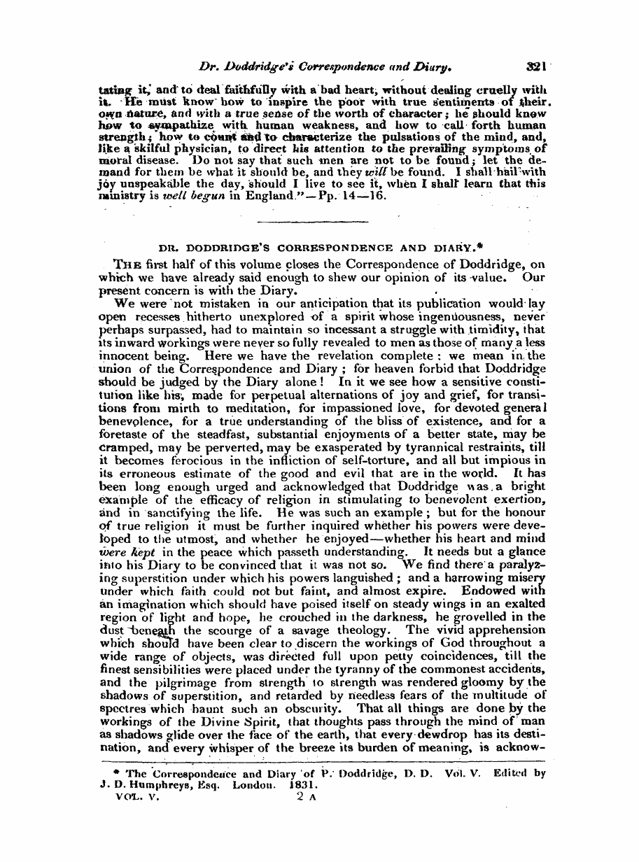 Monthly Repository (1806-1838) and Unitarian Chronicle (1832-1833): F Y, 1st edition - Untitled Article