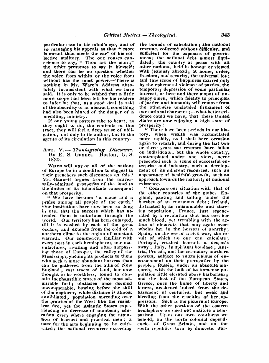 Monthly Repository (1806-1838) and Unitarian Chronicle (1832-1833): F Y, 1st edition - Untitled Article