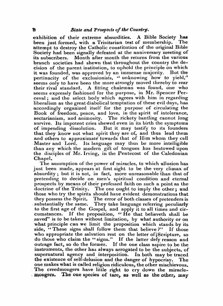 Monthly Repository (1806-1838) and Unitarian Chronicle (1832-1833): F Y, 1st edition: 8