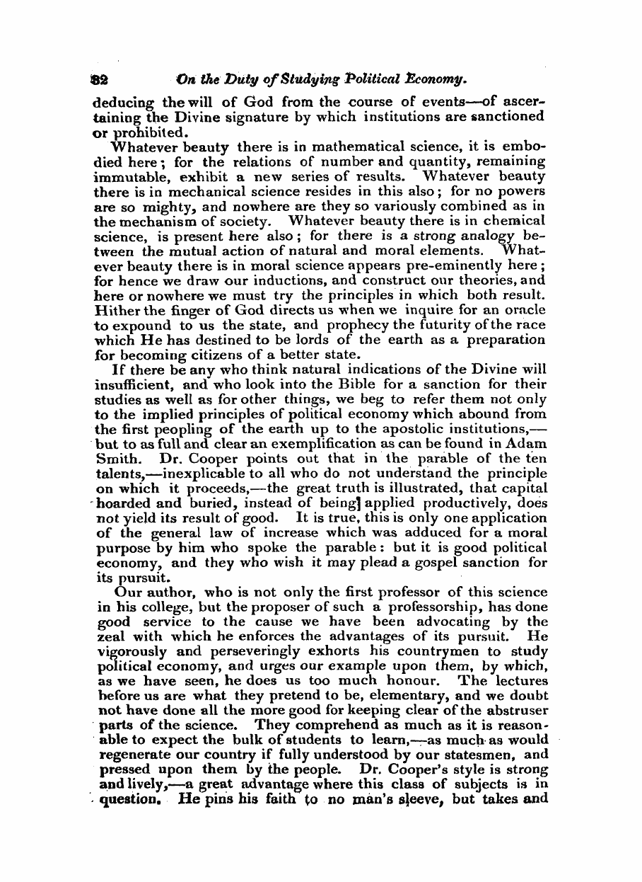 Monthly Repository (1806-1838) and Unitarian Chronicle (1832-1833): F Y, 1st edition - Untitled Article