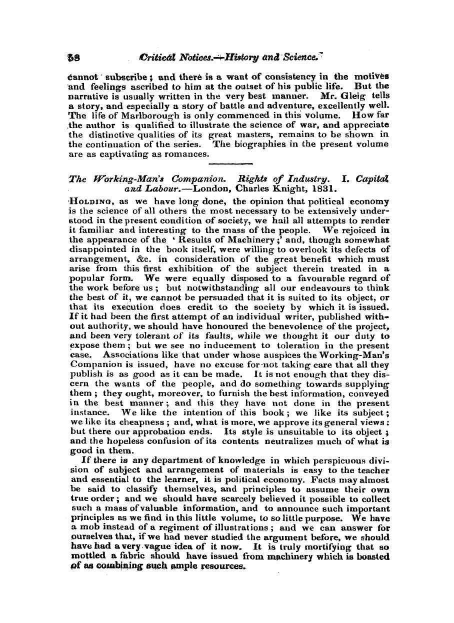 Monthly Repository (1806-1838) and Unitarian Chronicle (1832-1833): F Y, 1st edition: 58