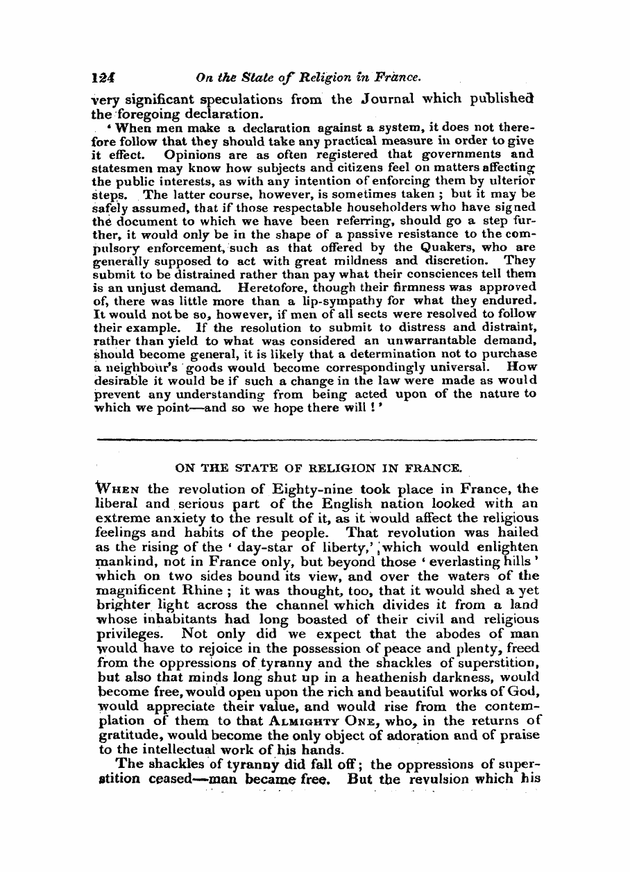 Monthly Repository (1806-1838) and Unitarian Chronicle (1832-1833): F Y, 1st edition - Untitled Article