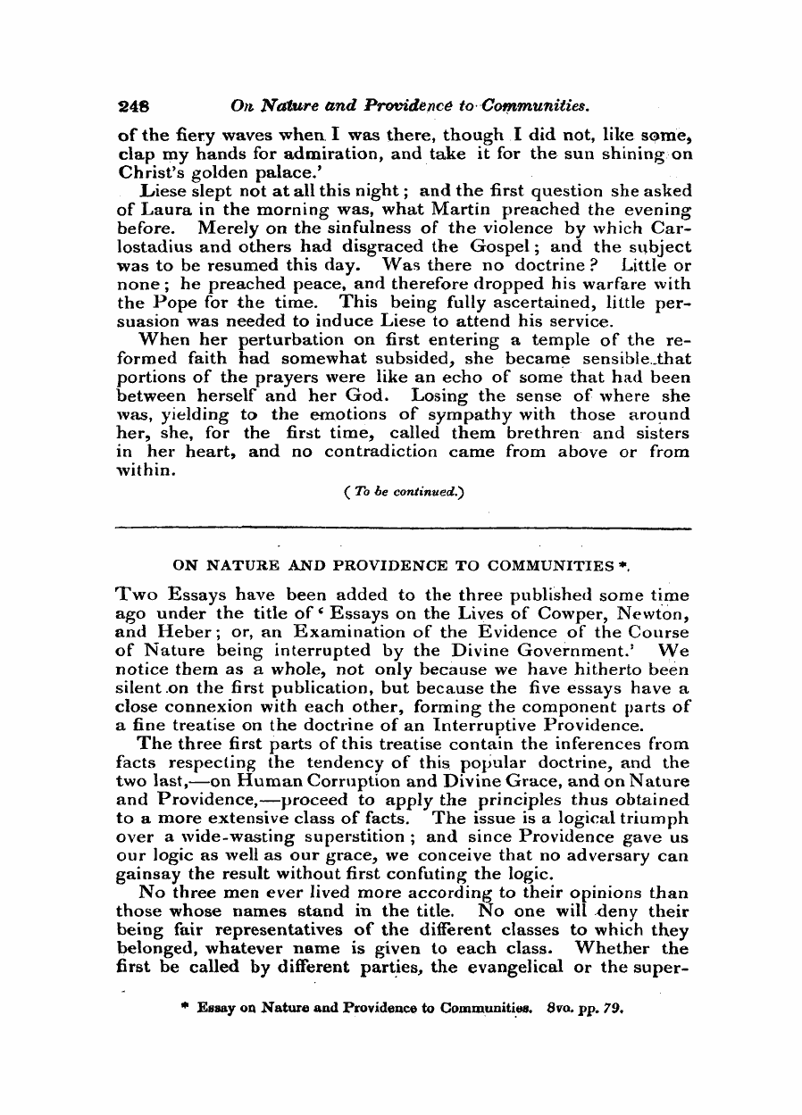 Monthly Repository (1806-1838) and Unitarian Chronicle (1832-1833): F Y, 1st edition - Untitled Article