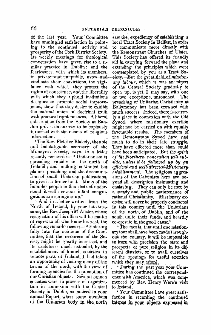 Monthly Repository (1806-1838) and Unitarian Chronicle (1832-1833): F Y, 1st edition - Untitled Article