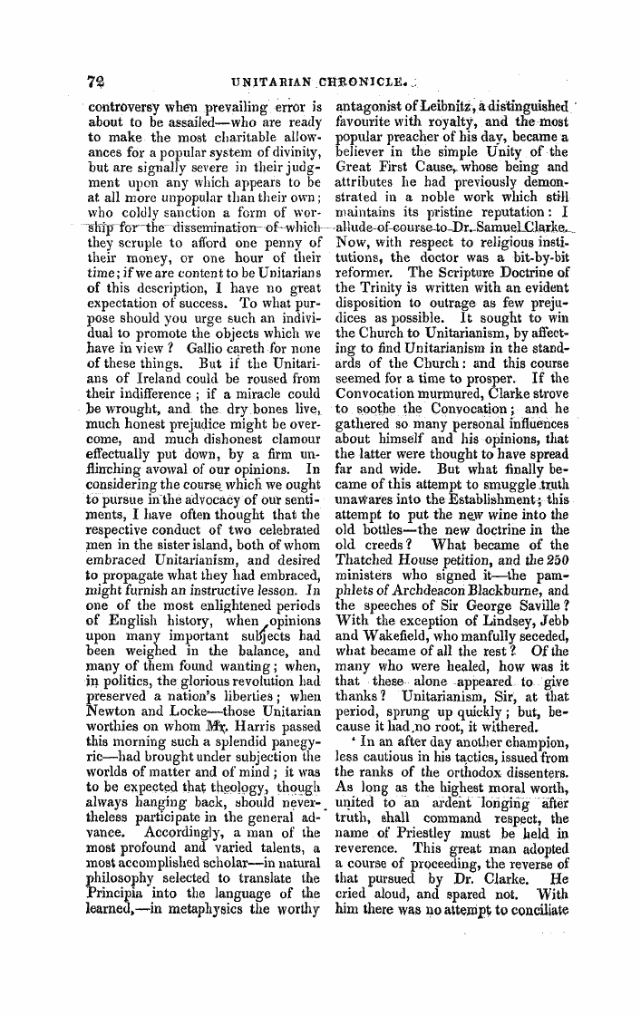 Monthly Repository (1806-1838) and Unitarian Chronicle (1832-1833): F Y, 1st edition - Untitled Article