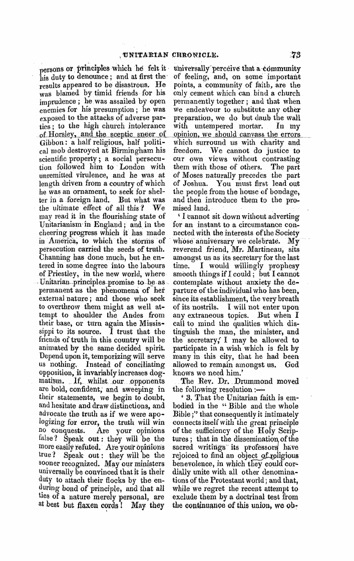 Monthly Repository (1806-1838) and Unitarian Chronicle (1832-1833): F Y, 1st edition - Untitled Article