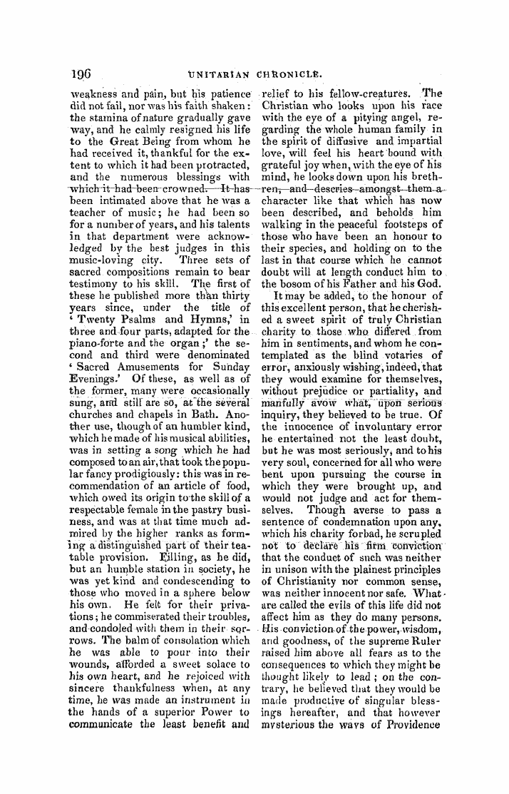 Monthly Repository (1806-1838) and Unitarian Chronicle (1832-1833): F Y, 1st edition - Untitled Article