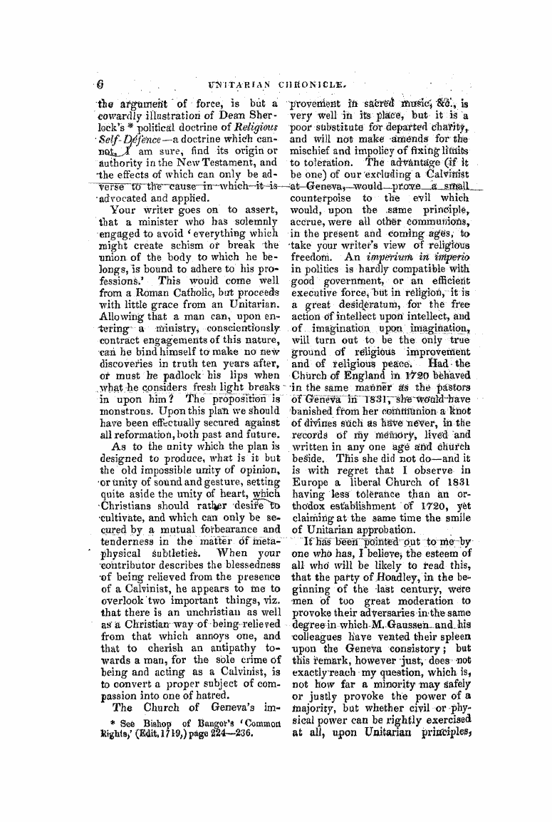 Monthly Repository (1806-1838) and Unitarian Chronicle (1832-1833): F Y, 1st edition: 6