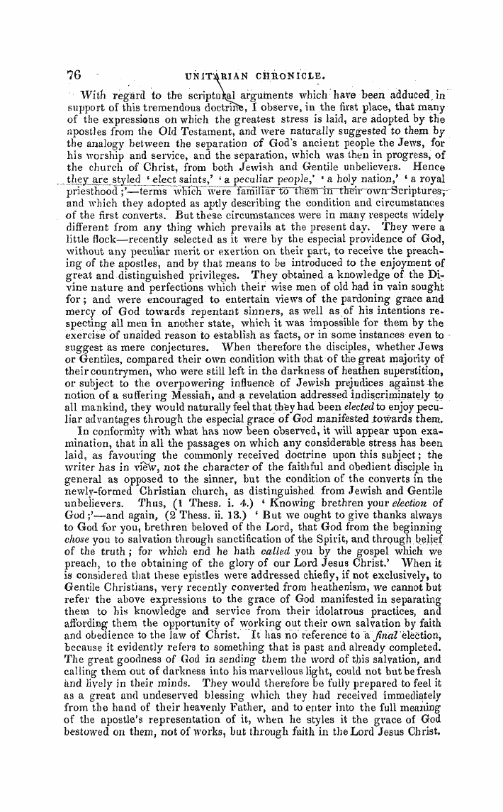 Monthly Repository (1806-1838) and Unitarian Chronicle (1832-1833): F Y, 1st edition - Untitled Article