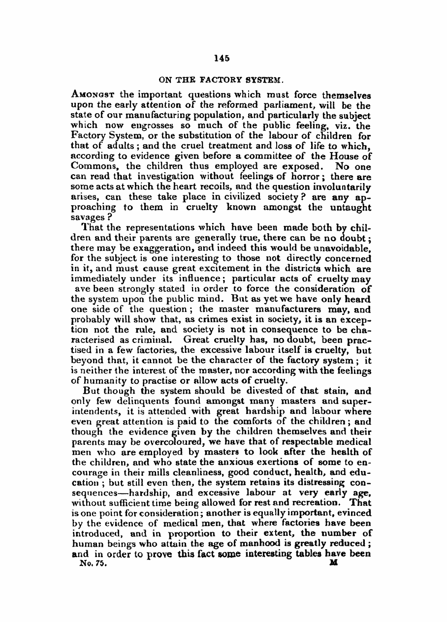 Monthly Repository (1806-1838) and Unitarian Chronicle (1832-1833): F Y, 1st edition - Untitled Article