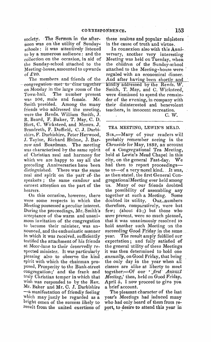 Monthly Repository (1806-1838) and Unitarian Chronicle (1832-1833): F Y, 1st edition - Untitled Article