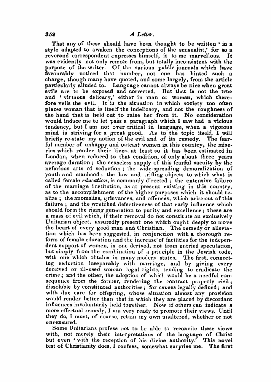 Monthly Repository (1806-1838) and Unitarian Chronicle (1832-1833): F Y, 1st edition - Untitled Article