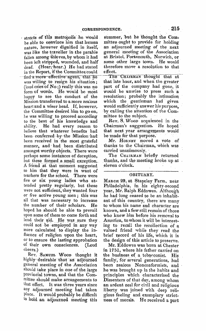 Monthly Repository (1806-1838) and Unitarian Chronicle (1832-1833): F Y, 1st edition - Untitled Article