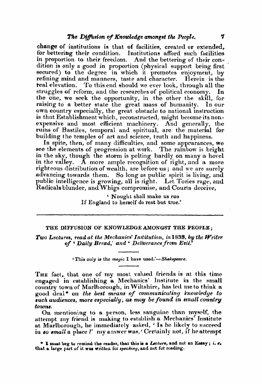 Monthly Repository (1806-1838) and Unitarian Chronicle (1832-1833): F Y, 1st edition - Untitled Article