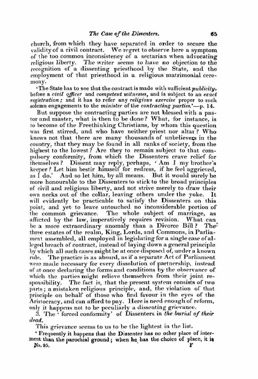 Monthly Repository (1806-1838) and Unitarian Chronicle (1832-1833): F Y, 1st edition - Untitled Article