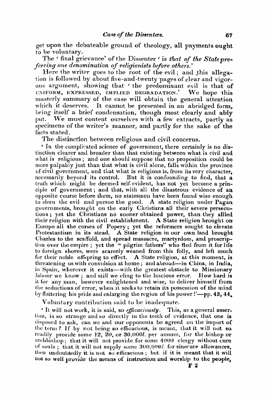 Monthly Repository (1806-1838) and Unitarian Chronicle (1832-1833): F Y, 1st edition - Untitled Article