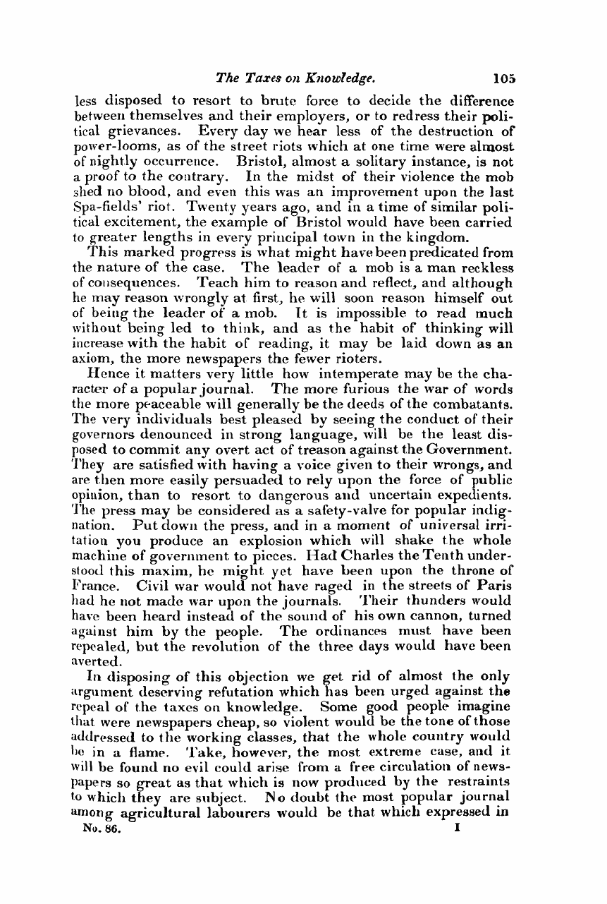 Monthly Repository (1806-1838) and Unitarian Chronicle (1832-1833): F Y, 1st edition - Untitled Article